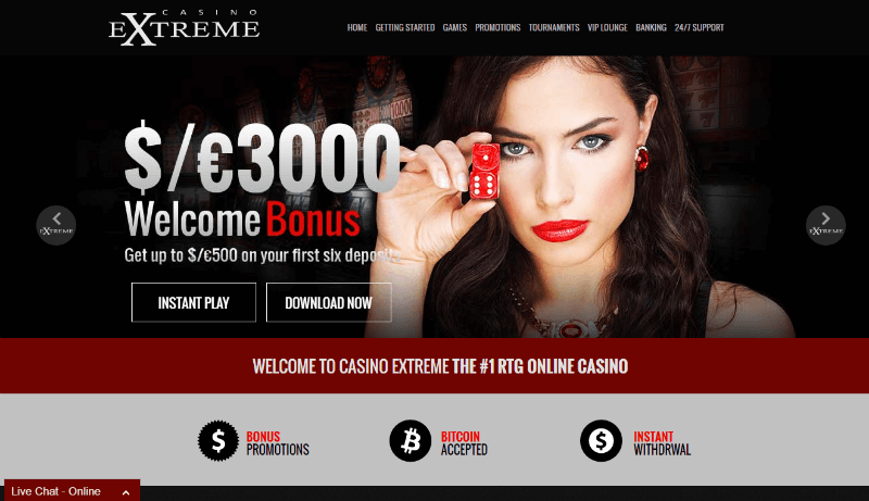 Casino Extreme No Deposit Bonus 2020