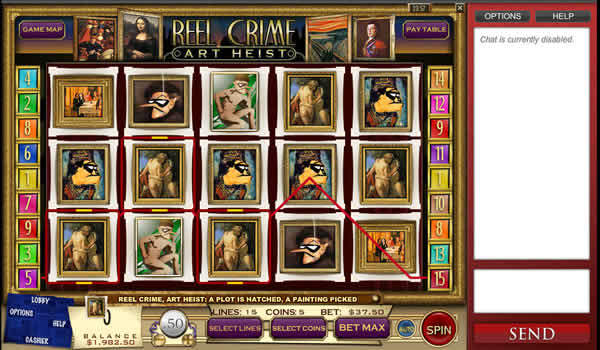 Reel Crime: Art Heist Rival casino Slot