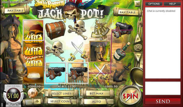 Jolly Roger's Jackpot Rival Slot