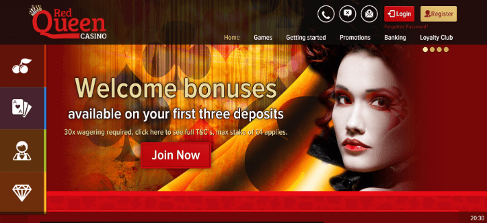 Red Queen Casino Bonus