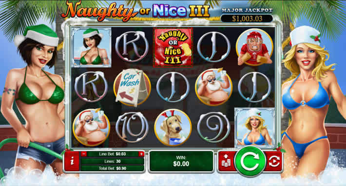 Naughty or Nice 3 RTG Slot Machines