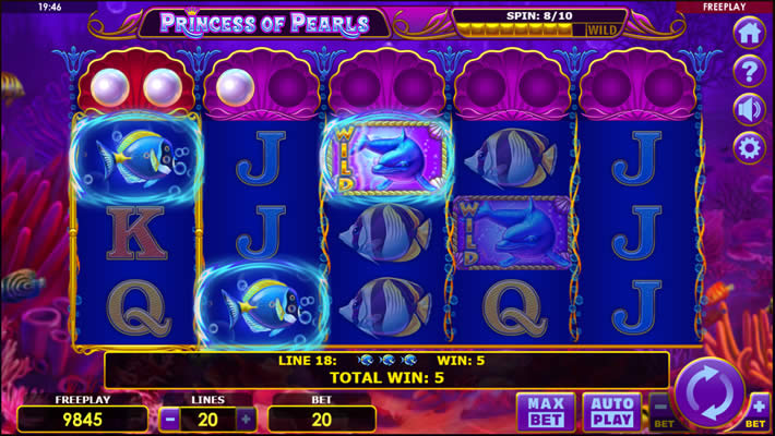 Princess of Pearls slot by Amatic Industries