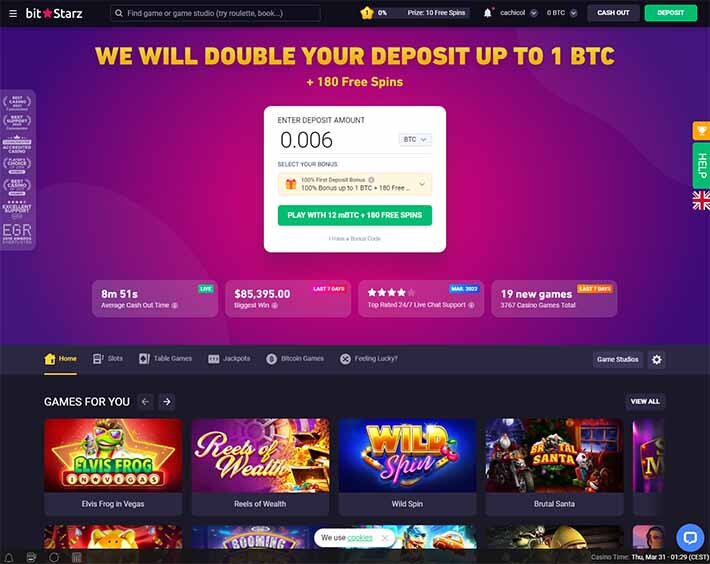 Bistarz crypto casino