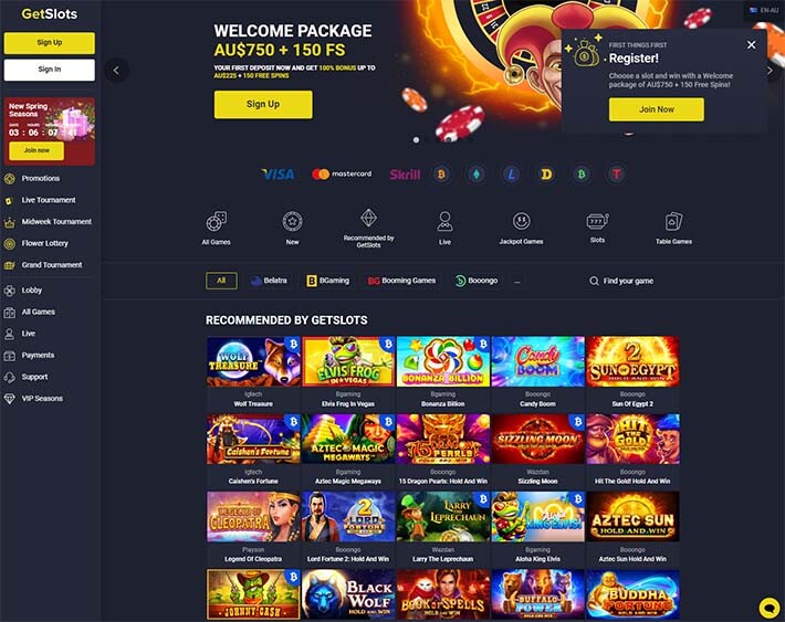 Getslots casino Australia