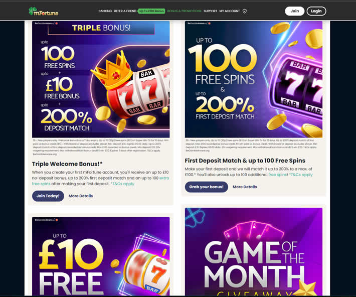 mfortune casino uk £10 free and other bonuses