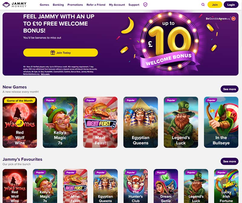Jammy Monkey Review [2023] ⋆ Is a Fast Payout Casino?