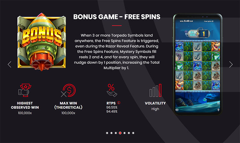 Push Gaming Razor Returns slot game