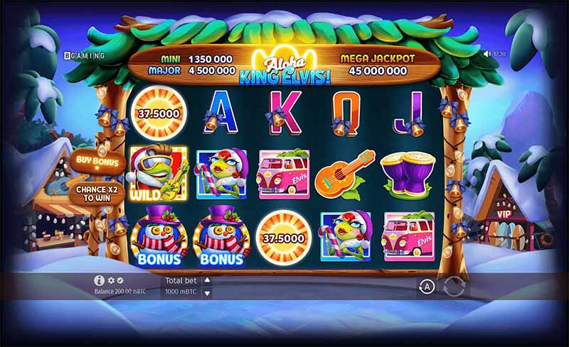 Top 10 pokies: Aloha King Elvis slot by Bgaming